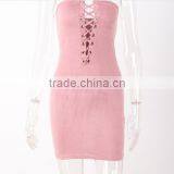 Zm50384b New Style Women Sexy Dress Hot Sale Women Clothing thumbnail-2