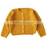 2-8 Years Wholesale 2017 New Autumn Knitted Full Sleeve Solid Girls Sweaters (pick Size Color ) thumbnail-3