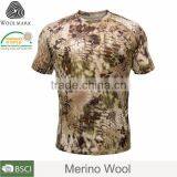 Fashion 2016 Merino Wool Camo T-shirt, Good Quality t Shirt Camouflage thumbnail-1