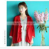Women Leisure Loose Kimono Cardigan thumbnail-1