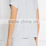 Customed Lounging Wear High Quality Soft Modal Jersey Pajama Set thumbnail-3