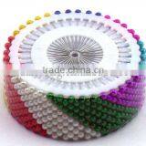 Dressmaking Sewing Straight Pins Round Head Color Pearl Corsage thumbnail-3