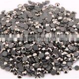Jet Hematite Color Hot Fix Flat Back Rhinestones for Handbags thumbnail-1