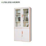 Henan Manufacture Powder Coating 4 Door Steel Glass Filing Cabinet 2 Drawer File Cabinet thumbnail-4