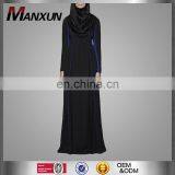 OEM China Wholesale Muslim Women Long Sleeves Maxi Dress Casual Abaya thumbnail-1