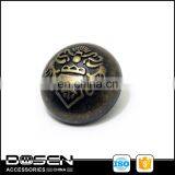 Newest Fancy Mid-Antique Brass Sewing Denim Button for Garment Accessories.Wholesale Mushroom Button. thumbnail-1