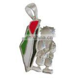 Palestine Country Flag Map Pin Badge thumbnail-2