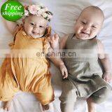 2019 SUMMER Newborn Baby Girl Romper Jumpsuit Baby Boy Infant Costume 3colors thumbnail-2