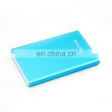 2020 Oem Logo Printing Aluminum Power Bank Colorful Super Thin Metal Power Charger Laser Print Charger thumbnail-3