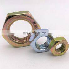 China Manufacturer Zinc Plated DIN439 Finished Hex Jam Thin Nut