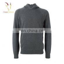 Simple Style Men's 100% Pure Cashmere Hooded Jumper thumbnail-4