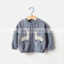 Plain Baby Basic Cashmere Clothing Sweater Cardigan thumbnail-1