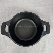 Black Nonstick Coating Die Cast Aluminum Casserole Die Cast Aluminium Pots Aluminum Pan Manufacturer thumbnail-2