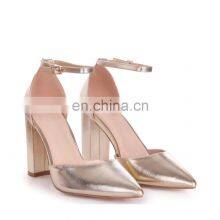 Black Suede Court Shoes With Ankle Strap & Block Heels Ladies Sandals Other Colors Are Available thumbnail-4