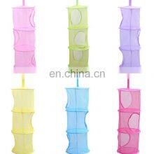 HOT Kids Toys Shawls Hats Mittens Clothes Hanging Mesh Space Saver Bags Organizer Hanging Baskets thumbnail-4