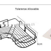 Bathroom Corner Shelf Tripod Bathroom Shelves Adhesive Corner Bathroom Rack Bathroom Shower Organizer No Drilling Storage thumbnail-4