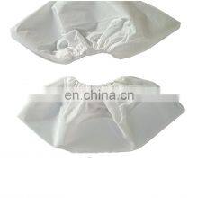 PP+CPE Coated Overshoes Blue+White Shoecover Medical Waterproof Shoe Cover thumbnail-2