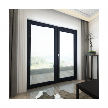 Factory Outlet Waterproof Aluminum Thermal Break Double Glass Casement Door for Interior Room thumbnail-4