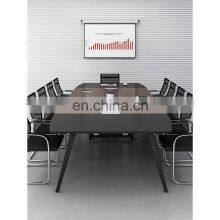 Hercules Black Vinyl Seat/Clear Coated Metal Frame Side Conference Table thumbnail-4