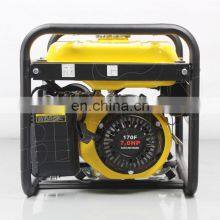 Manual 2kw BS2500 Gasoline Generator With Handles and Wheels thumbnail-5