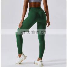 High Quality Scrunch Booty High Waist Peach Hip Yoga Gym Leggings Women Workout Fitness Sports Active Pants Clothing For Women thumbnail-4