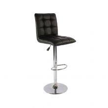 Square PU Leather Adjustable Bar Stools With Back Swivel DB-U72S thumbnail-1