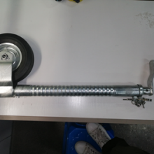 TOWKING 48mm Ribbed Trailer Jockey Wheel 350kg thumbnail-3