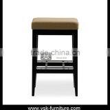 BC-007 Good Quality Beech Wood Bar Stool For Home thumbnail-1