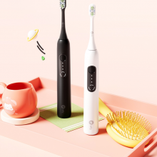 Infly T32 White & Black Sonic Electric Toothbrush thumbnail-5