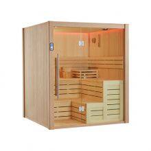 Luxury Multi-user Mixed Infrared Traditional Sauna Room With Modern Design Solid Wood Construction for External Use; thumbnail-3