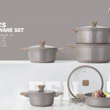 Cast Aluminum Nonstick Cookware Set thumbnail-3