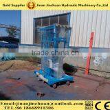 JichuanBrand ! Double Column Movable Aluminum Alloy Electric Lift Platform With Extension Working Table thumbnail-3