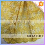 Mitaloo MSL0393 New Design Embroidery Lace Chine Swiss Cotton Voile Lace