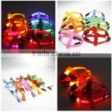 Chest strap LED silk mesh light chest strap large dog harness pets breast strap