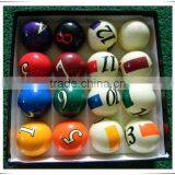 Dongguan high quality grade A pool billiard ball