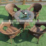 Modern Design Rattan Table and Chair for Outdoor Furniture thumbnail-5