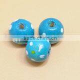 Sedex Audited Factory 2 Pillar Painted Wood Beads thumbnail-3