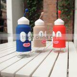 Guangzhou Factory High Quality Cute Glass Drink Water Bottle thumbnail-1