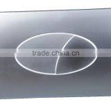 Pneumatic Dual Flush ABS Chromed Toilet Push Button for Concealed in Wall Cistern