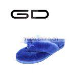 Western Style Customize Fully Wool Ladies Winter Slippers thumbnail-4