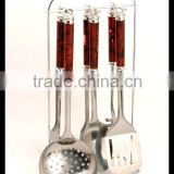 2012 Hot Sell stainless steel cookware set with stand