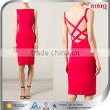 Wholesale Cheap Backless Red Bandage Dresses thumbnail-1
