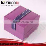 Classical Leatherette Paper Ring Box Custom Leather Jewelry Box Wholesale thumbnail-4