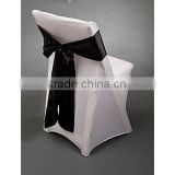Elastic lycra spandex chair cover for folding chairs
