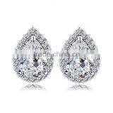 Pear Shape Fashion Studs Small Size Cute AAA Cubic Zircon Stud Earring for Women and Girls Jewelry Cute Gifts thumbnail-3