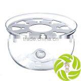 Hot Selling Special Design Glass Warmer Family Kitchen Tea Ware Teaset Glass Tea Warmer thumbnail-1