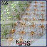 Printed Organza Fabric/glitter Organza Fabric/ Bronzing Organza Fabric