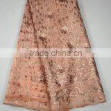 Red Wedding Dress Making Lace Lastest Style Korea Silk Lace Fabric New Sample With Sequins thumbnail-1