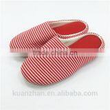 Knitting Fabric Lined Suede Cotton Slipper thumbnail-1