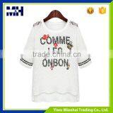 High Quality Cheap Women Shirt Designing Lace thumbnail-2